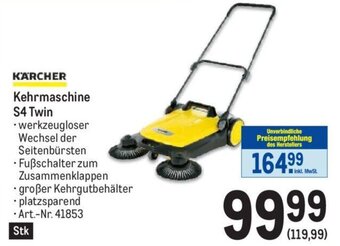 Metro KÄRCHER Kehrmaschine S4 Twin Angebot