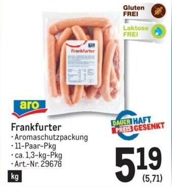 Metro Frankfurter Angebot