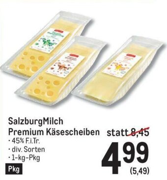 Metro SalzburgMilch Premium Käsescheiben 1kg Angebot
