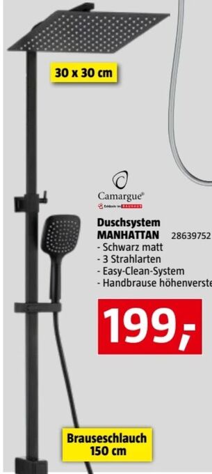 Bauhaus Duschsystem manhattan Angebot