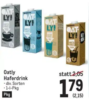 Metro Oatly Haferdrinks 1 Liter Angebot