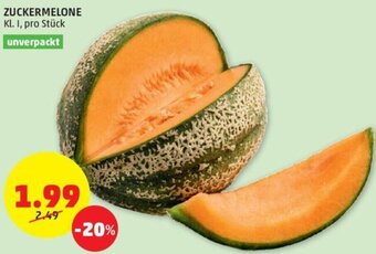 PENNY ZUCKERMELONE Kl. I, pro Stück unverpackt Angebot