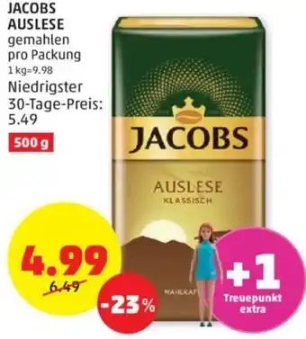 PENNY JACOBS AUSLESE gemahlen pro Packung Angebot
