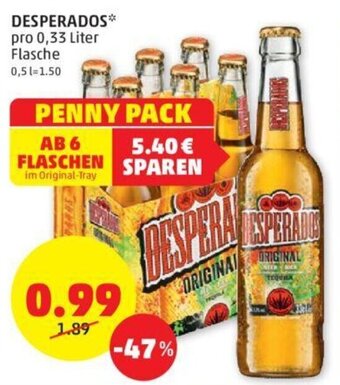 DESPERADOS* pro 0,33 Liter Flasche