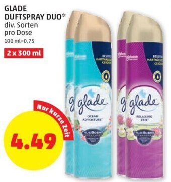 PENNY GLADE DUFTSPRAY DUO* div. Sorten pro Dose Angebot