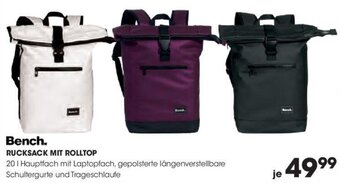 Libro Bench. RUCKSACK MIT ROLLTOP Angebot