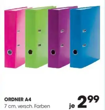 Libro ORDNER A4 7 cm, versch. Farben Angebot