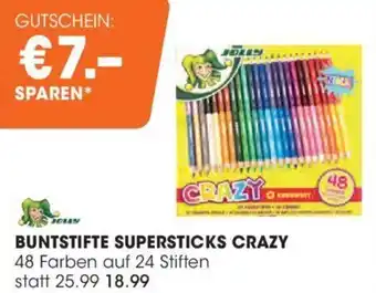 Libro BUNTSTIFTE SUPERSTICKS CRAZY 48 Farben auf 24 Stiften Angebot