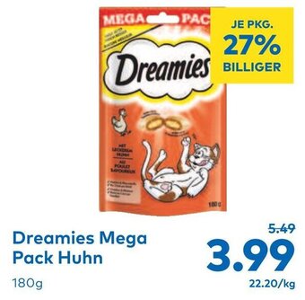 T&G Dreamies Mega Pack Huhn 180 g Angebot
