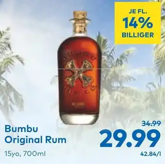 T&G Bumbu Original Rum 15yo, 700ml Angebot