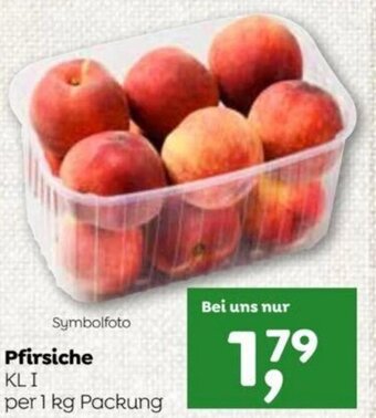 ADEG Pfirsiche KLI per 1 kg Packung Angebot