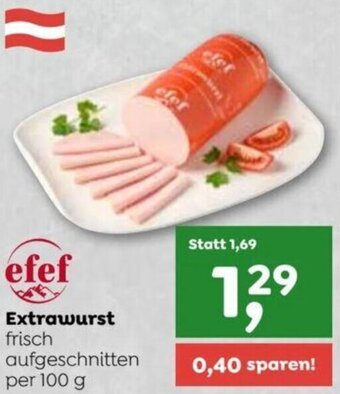 ADEG Extrawurst frisch aufgeschnitten per 100 g Angebot
