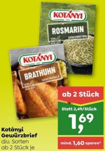 ADEG Kotányi Gewürzbrief Angebot
