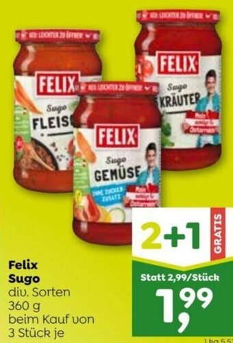 ADEG Felix Sugo diu. Sorten 360 g Angebot