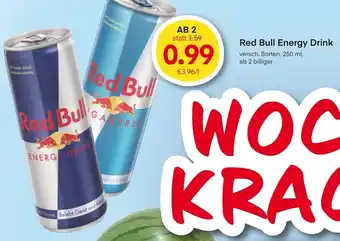 Red Bull Energy Drink versch. Sorten, 250 ml, ab 2 billiger