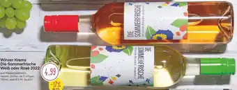 MPreis Winzer Krems Die Sommerfrische Weiß oder Rosé 2022 Angebot