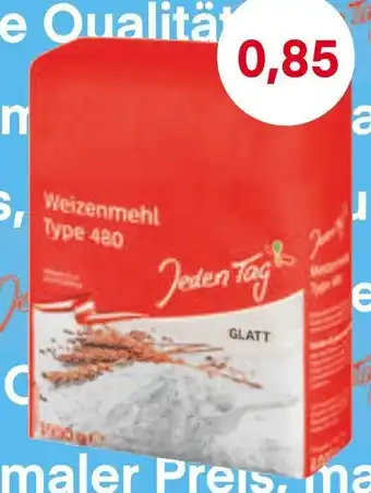 MPreis Jeden Tag Weizenmehl Type 480 GLATT Angebot