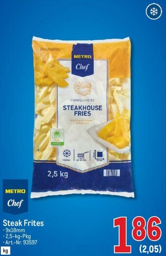 Metro Steak Frites Angebot