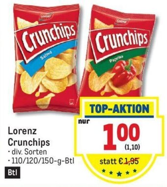 Metro Lorenz Crunchips Angebot