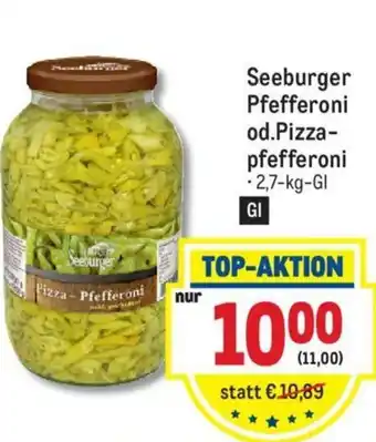 Metro Seeburger Pfefferoni Od. Pizza-Pfefforoni 2,7 kg Angebot