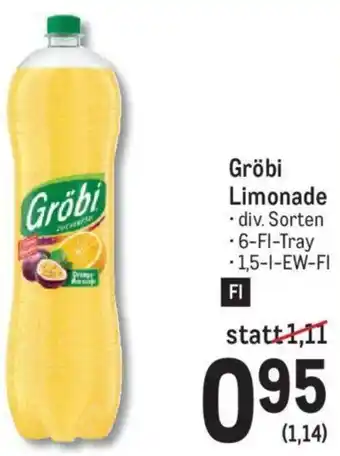 Metro Gröbi Limonade 1,5L Angebot