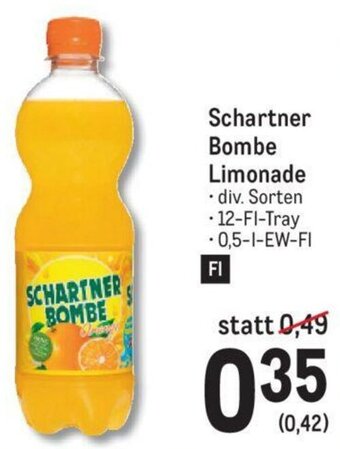 Metro Schartner Bombe Limonade Angebot