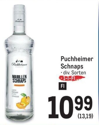 Metro Puchheimer Schnaps Angebot