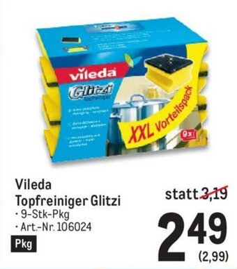 Metro Vileda Topfreiniger Glitzi Angebot
