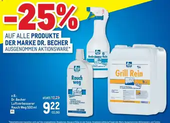 Metro Dr. Becher Luftverbesserer Rauch Weg 500ml Angebot
