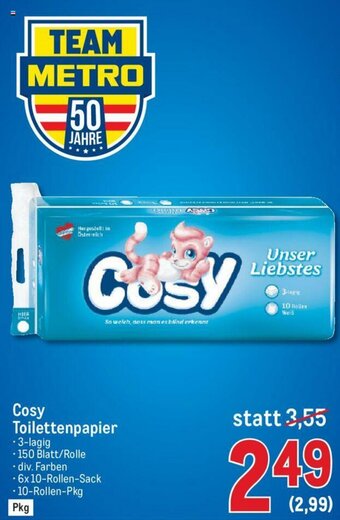 Metro Cosy Toilettenpapier Angebot