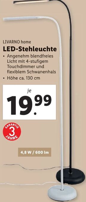 Lidl Led-stehleuchte Angebot