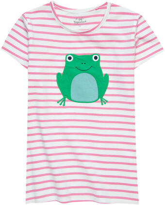 Ernsting's family Mädchen t-shirt mit frosch-applikation Angebot