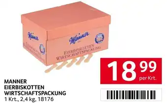 Transgourmet MANNER EIERBISKOTTEN WIRTSCHAFTSPACKUNG 1 Krt., 2,4 kg, 18176 Angebot
