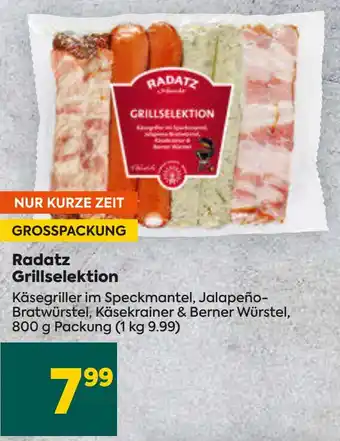 Billa Radatz Grillselektion 800 g Packung Angebot