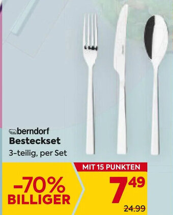 Billa berndorf Besteckset 3-teilig, per Set Angebot
