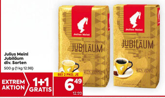 Billa Julius Meinl Jubiläum div. Sorten 500 g Angebot