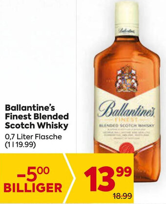 Billa Ballantine's Finest Blended Scotch Whisky 0,7 Liter Flasche Angebot