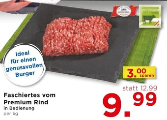 Unimarkt Faschiertes vom Premium Rind in Bedienung per kg Angebot