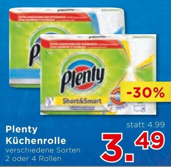 Unimarkt Plenty Küchenrolle verschiedene Sorten 2 oder 4 Rollen Angebot