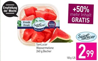 Sutterlüty SanLucar Wassermelone 240 g Becher Angebot