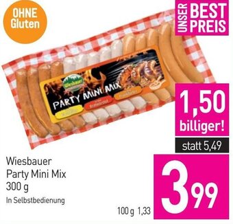 Sutterlüty Wiesbauer Party Mini Mix 300 g Angebot