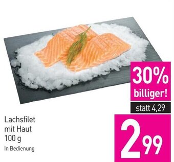 Sutterlüty Lachsfilet mit Haut 100 g Angebot