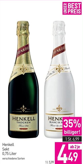 Sutterlüty Henkell Sekt 0,75 Liter Angebot