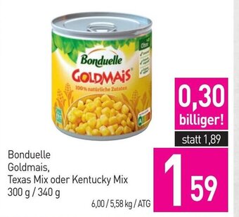 Sutterlüty Bonduelle Goldmais, Texas Mix oder Kentucky Mix 300 g/340 g Angebot