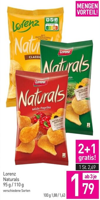 Sutterlüty Lorenz Naturals 95 g/ 110 g Angebot