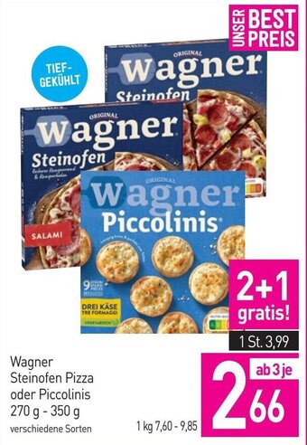 Sutterlüty Wagner Steinofen Pizza oder Piccolinis 270 g- 350 g Angebot