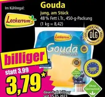 Norma Gouda jung, am Stück Angebot