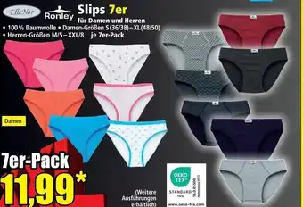 Norma Ronley Slips 7er für Damen und Herren Angebot