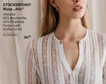 BayWa STOCKERPOINT Bluse ,,Alix" Größe: 32-48 Angebot