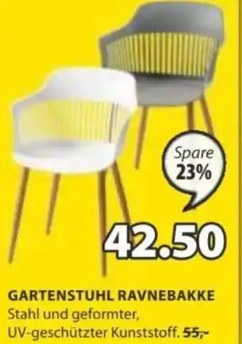 JYSK GARTENSTUHL RAVNEBAKKE Stahl und geformter, Angebot